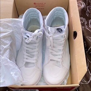 SK8-Hi True White Vans